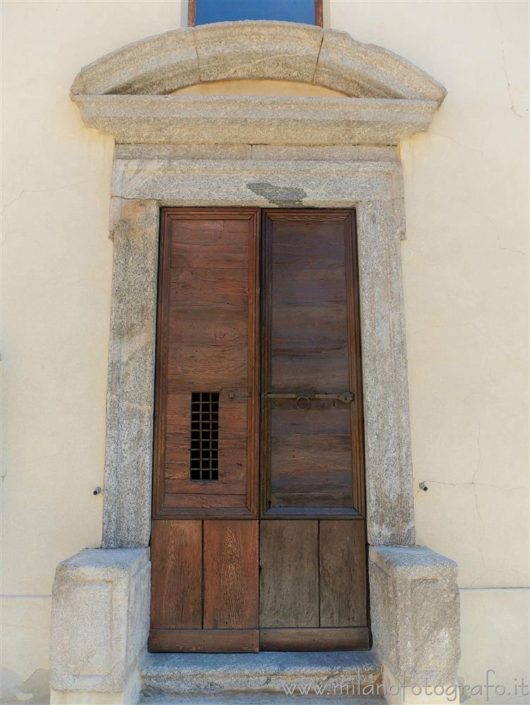 Cinisello Balsamo (Milan, Italy) - Portico of the small Church of Sant'Eusebio